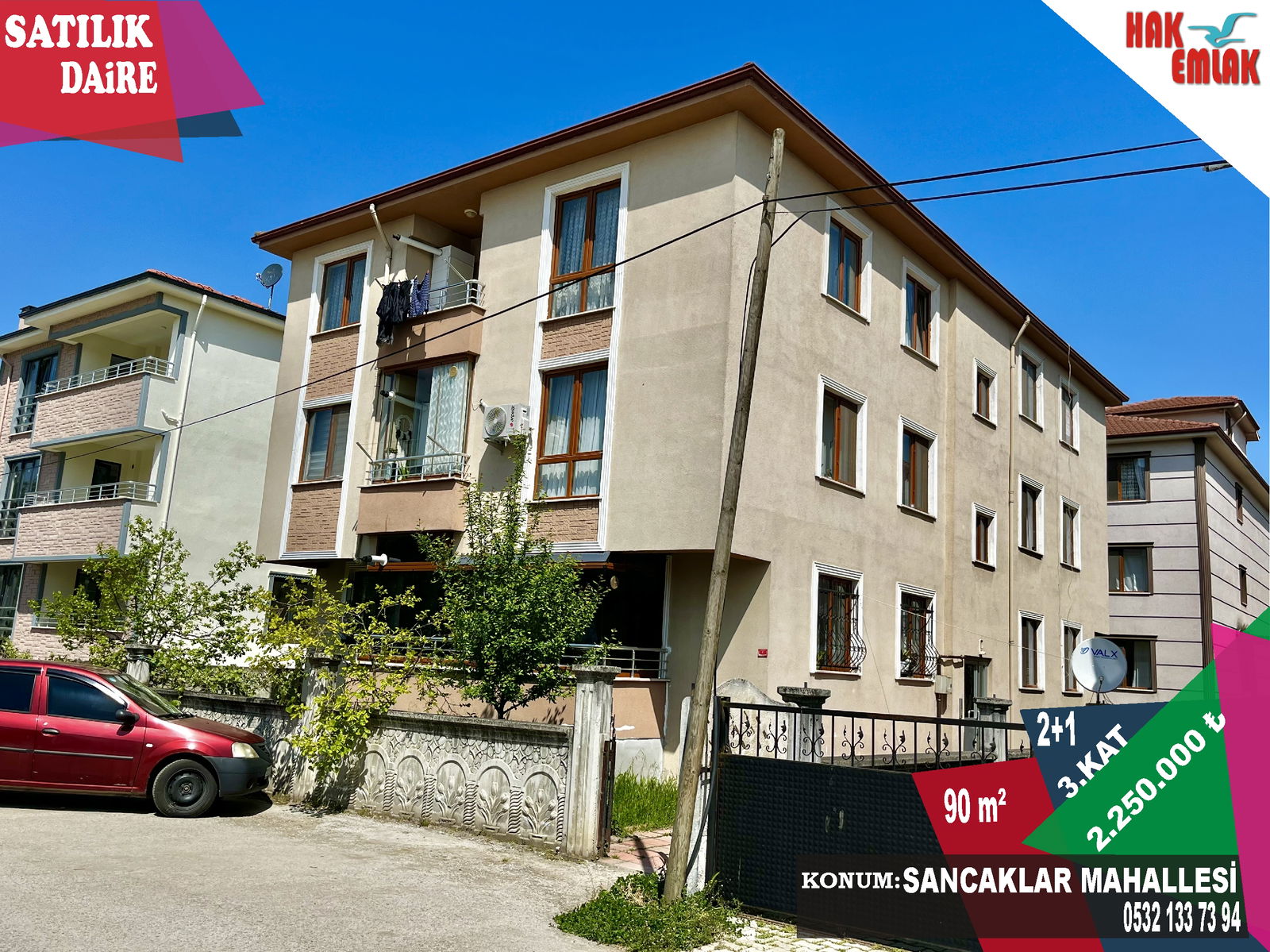 Satılık Daire 2,250,000 TL