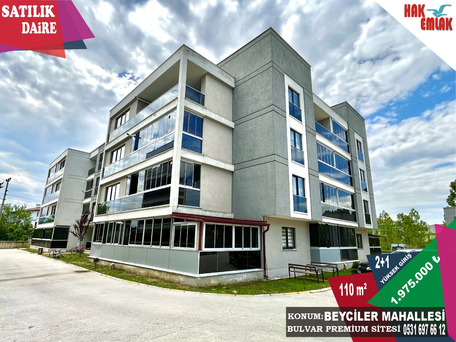 Satılık Daire 1,975,000 TL