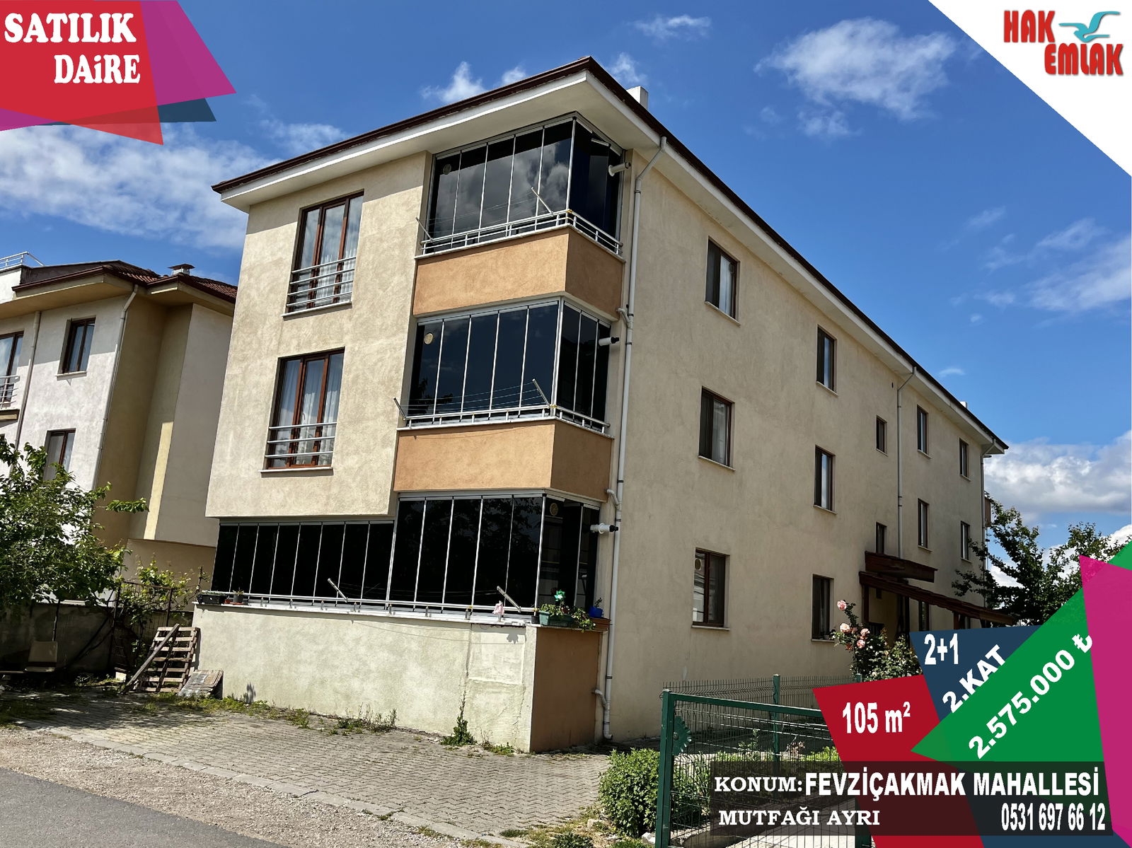 Satılık Daire 2,575,000 TL