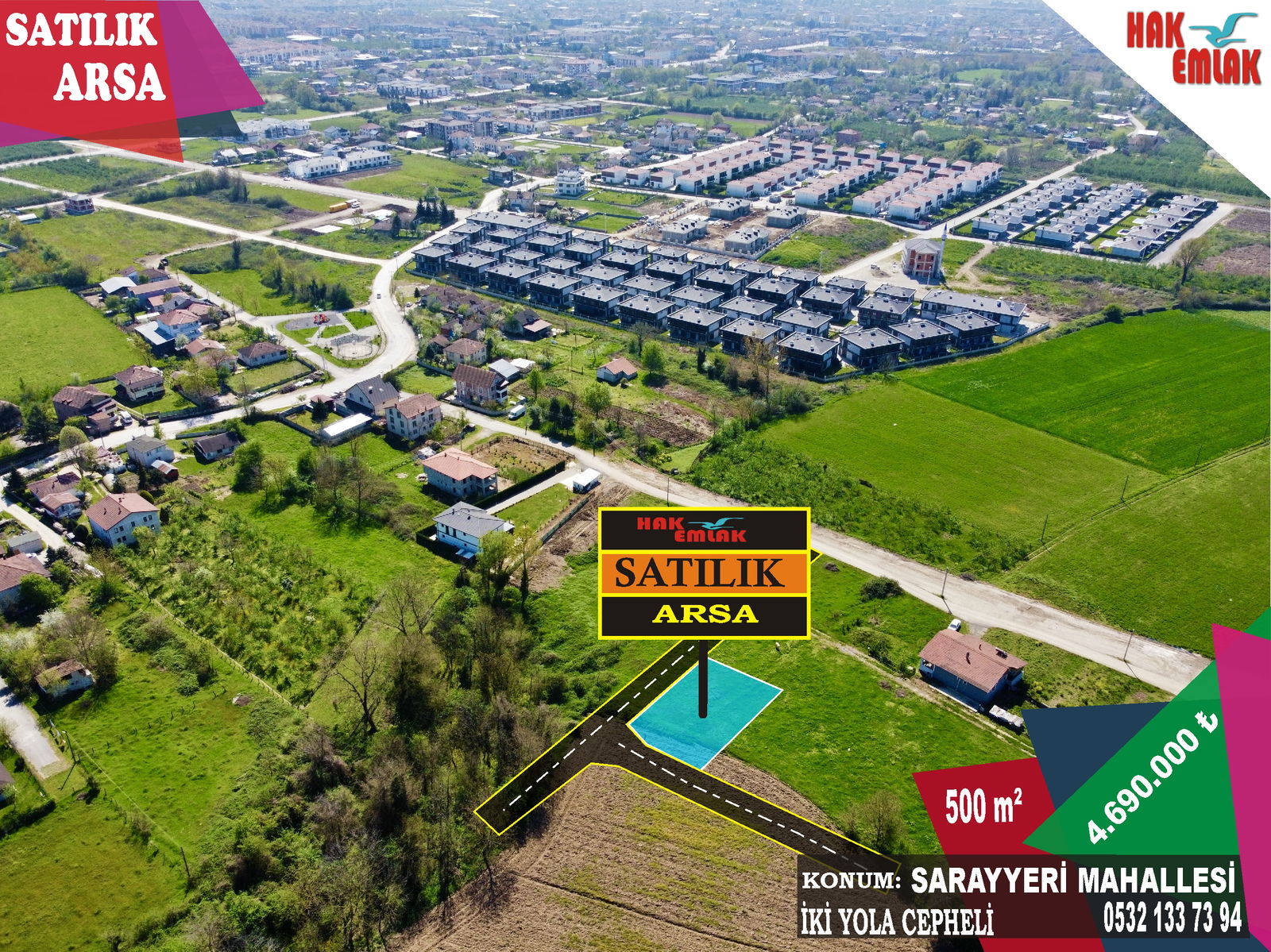 Satılık Arsa 4,690,000 TL