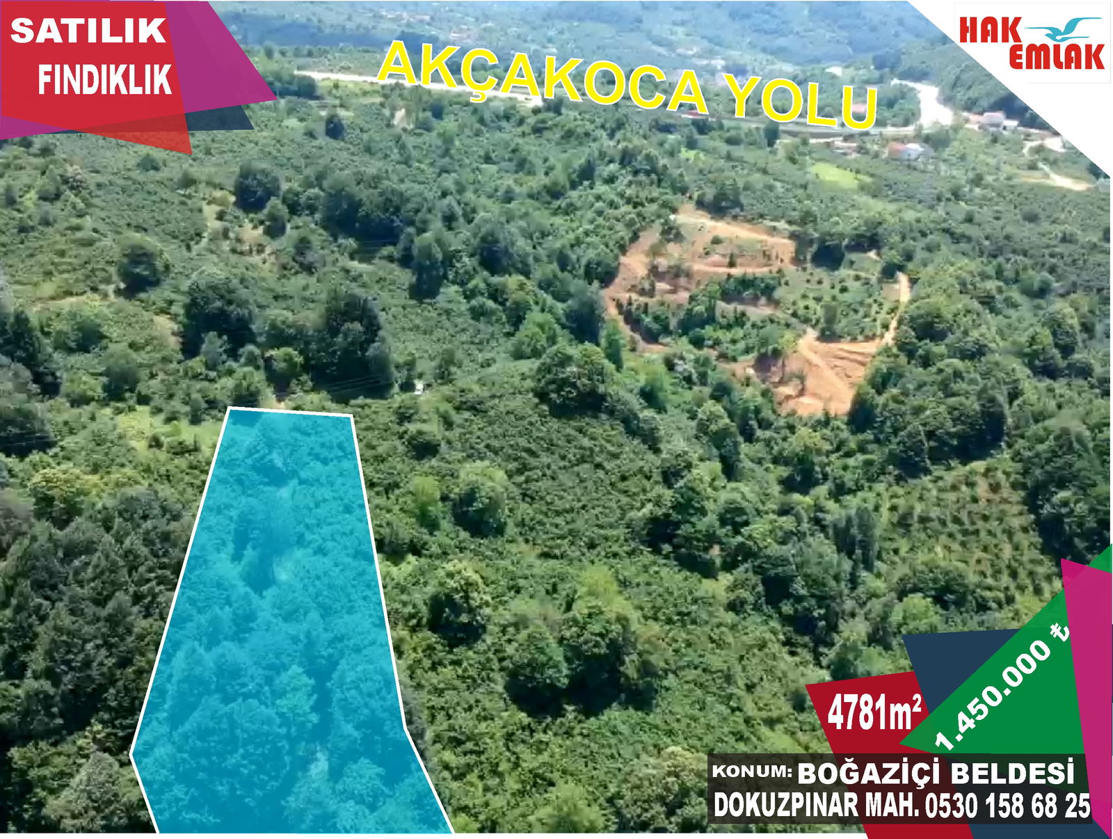 Satılık Fındıklık 1,450,000 TL