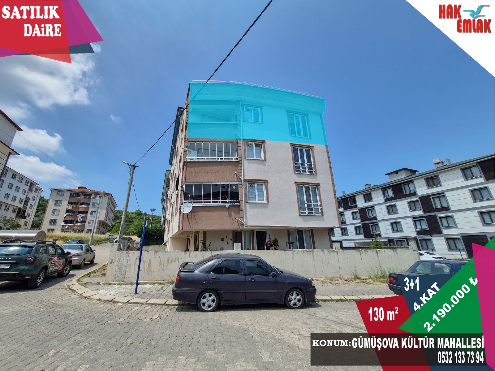 Satılık Daire 2,190,000 TL