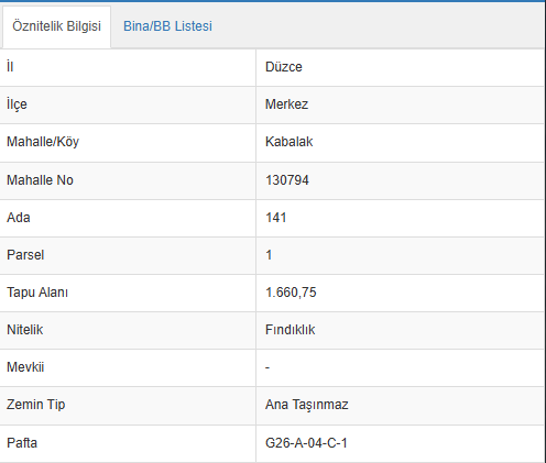 Satılık Fındıklık 1,150,000 TL