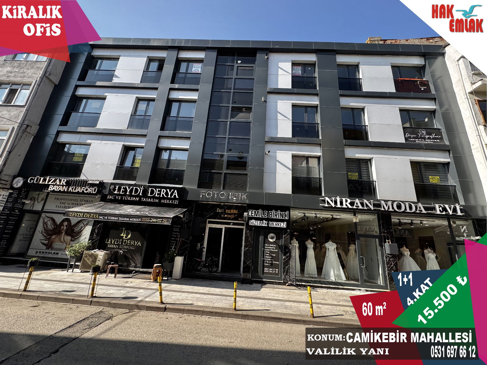Kiralık Ofis 15,500 TL
