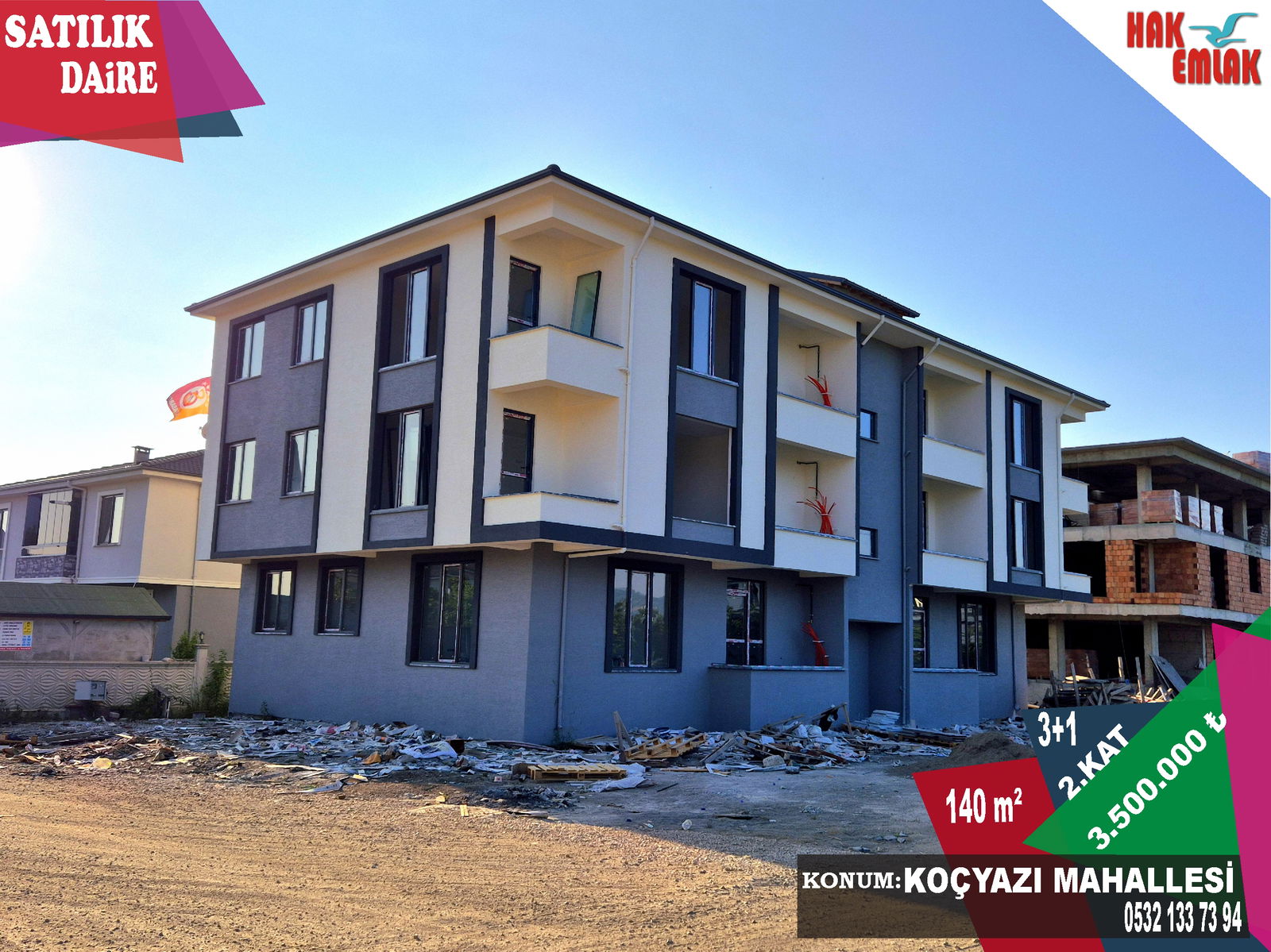 Satılık Daire 3,500,000 TL