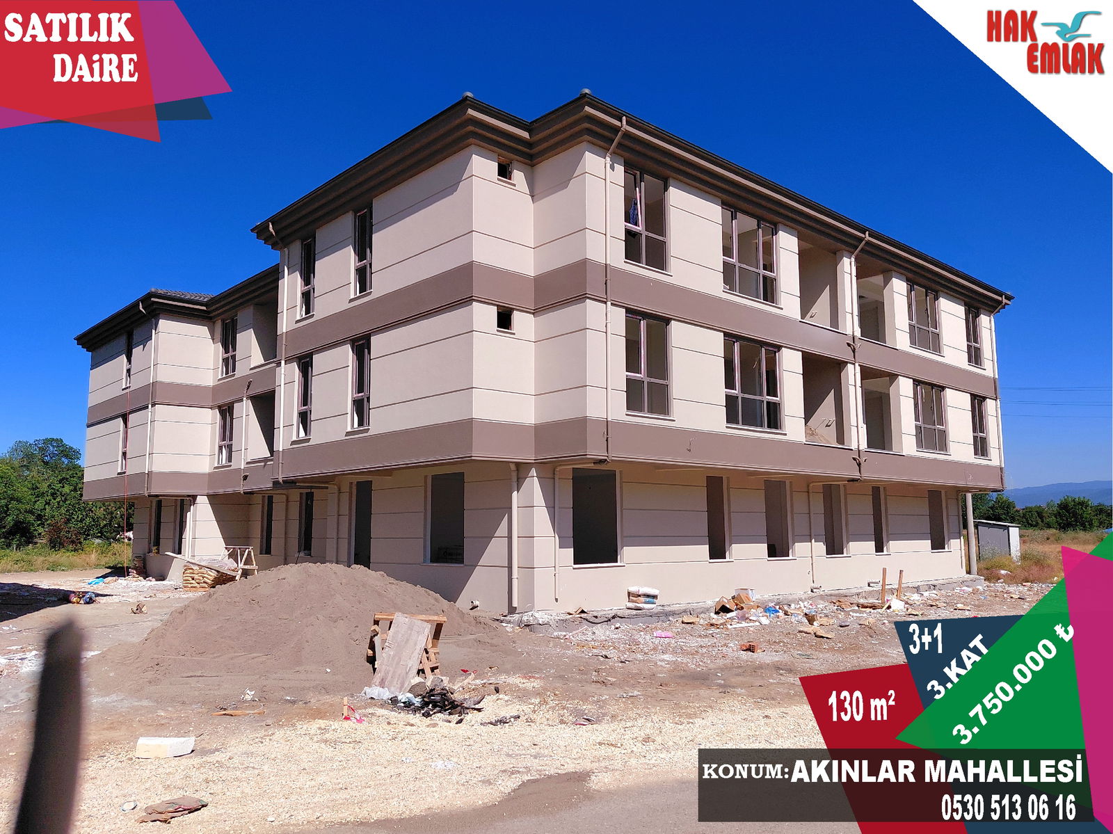 Satılık Daire 3,750,000 TL