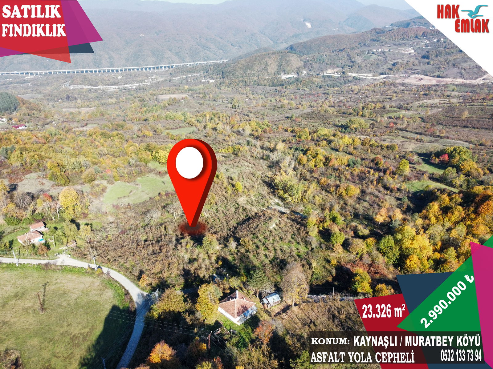 Satılık Arazi 2,990,000 TL