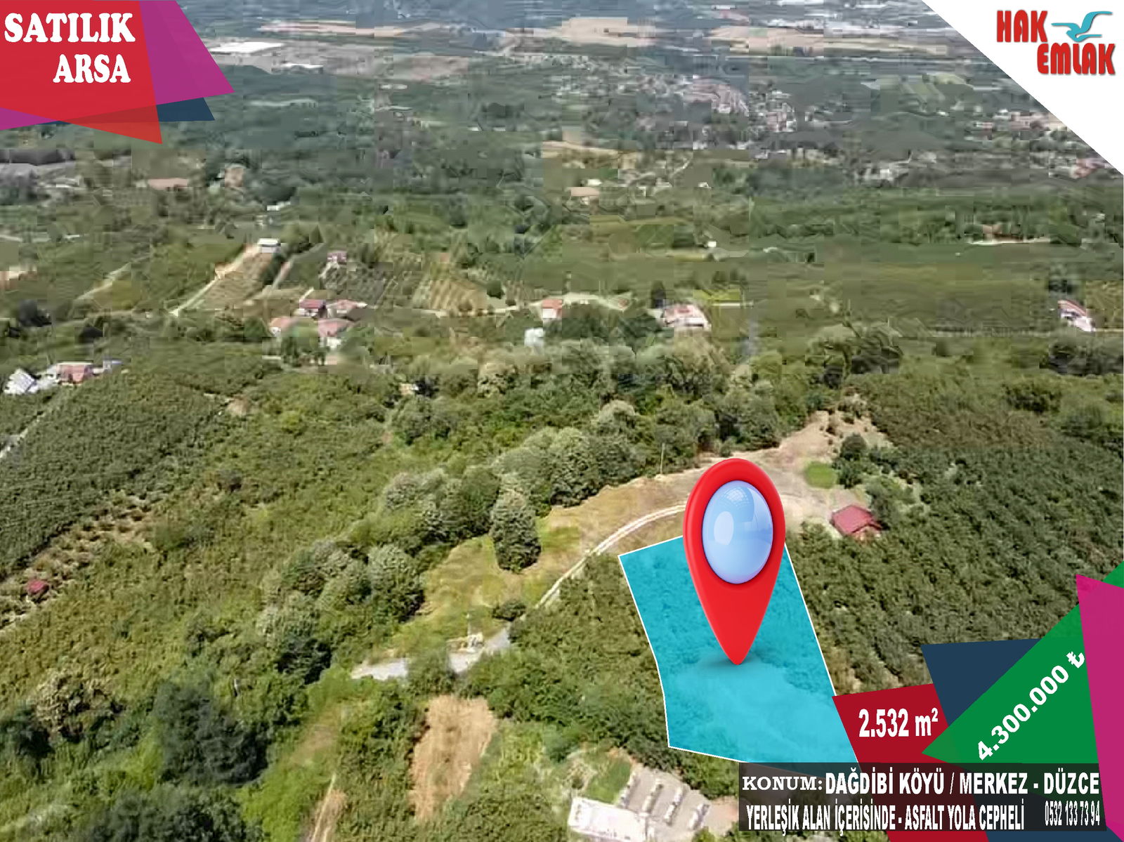 Satılık Arsa 4,300,000 TL