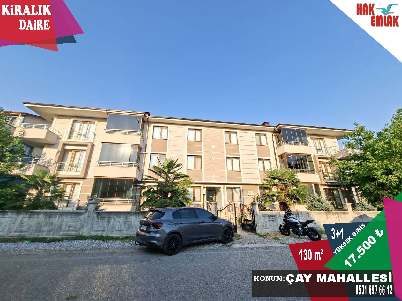 Kiralık Daire 17,500 TL