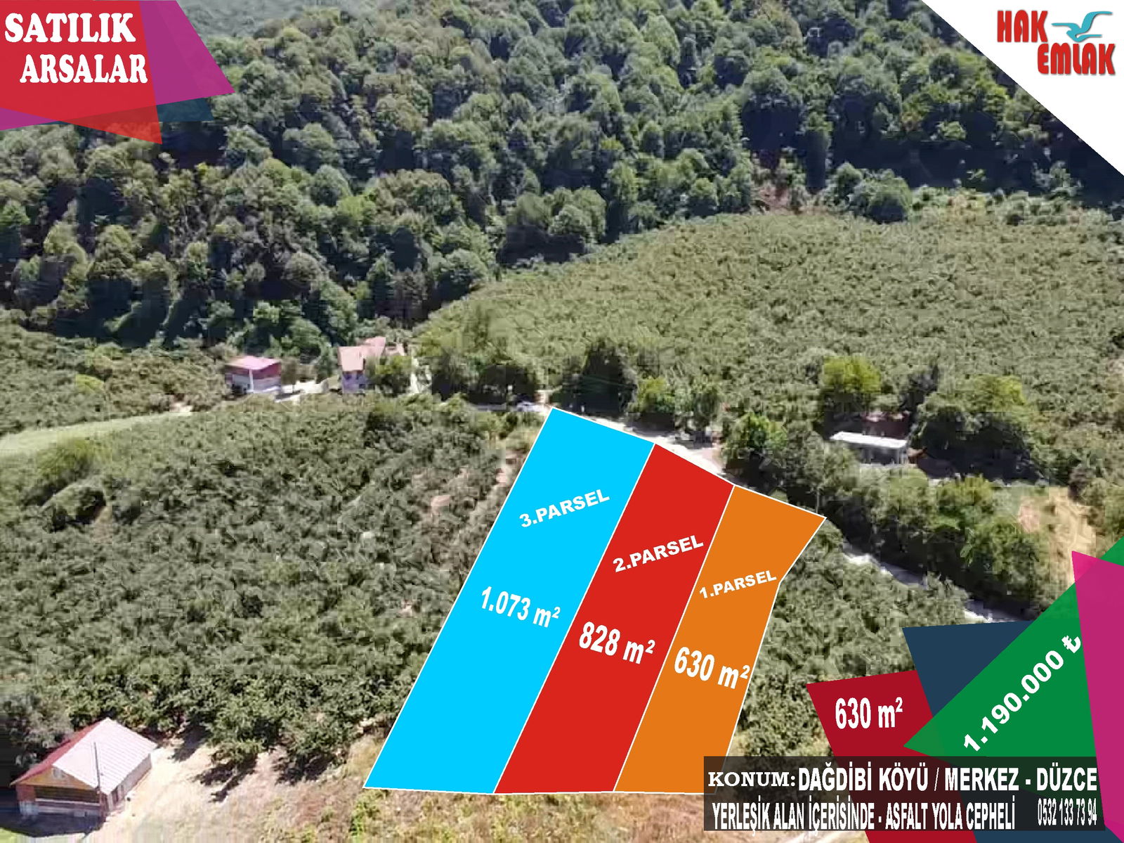 Satılık Arsa 1,190,000 TL