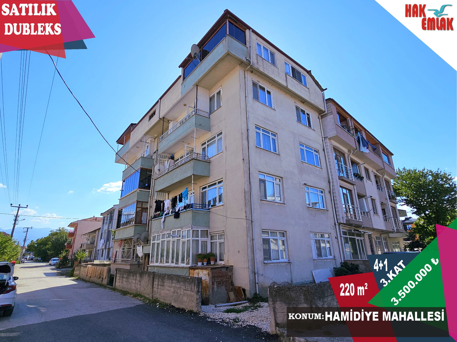 Satılık Dublex 3,500,000 TL