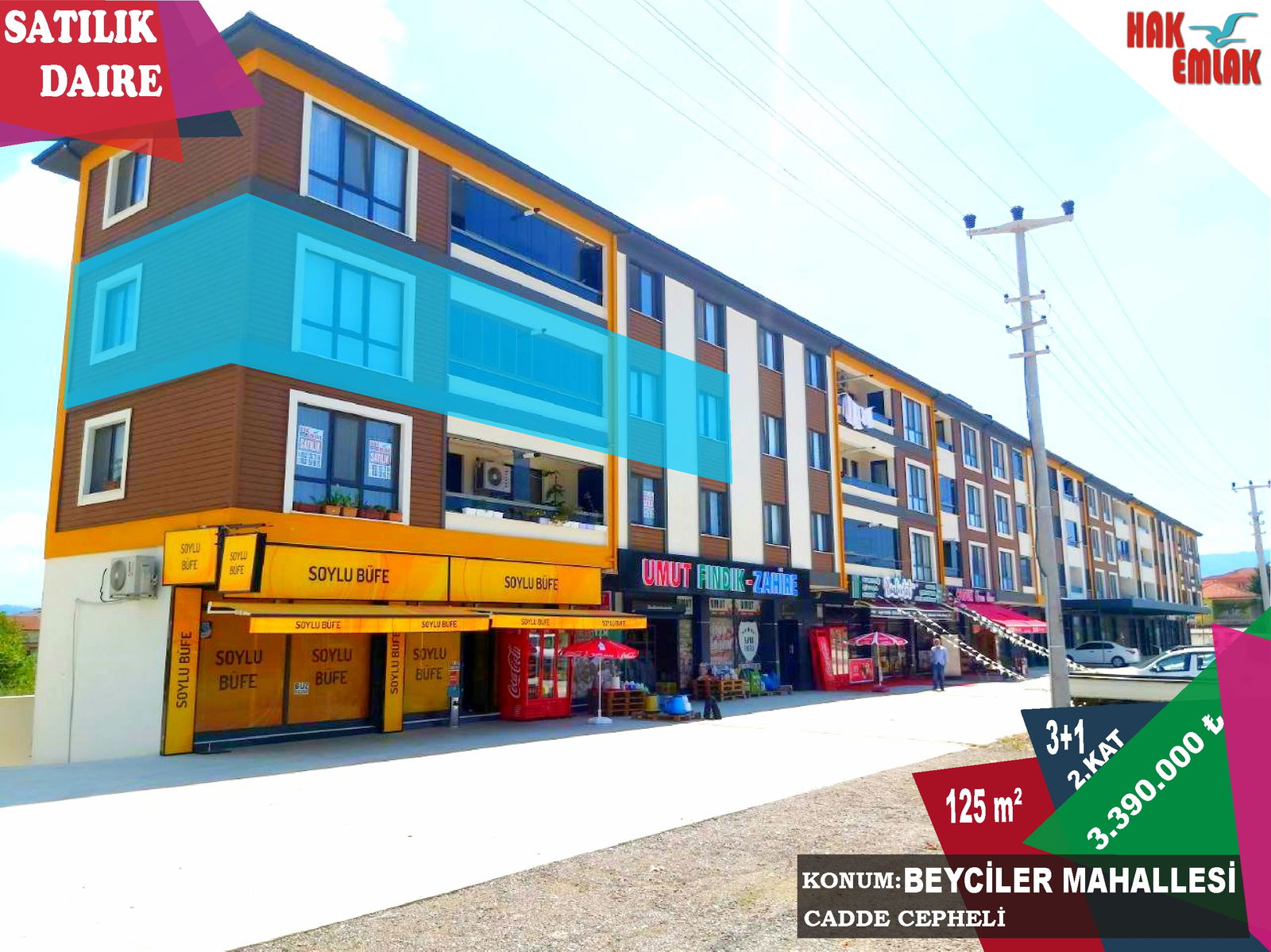 Satılık Daire 3,390,000 TL