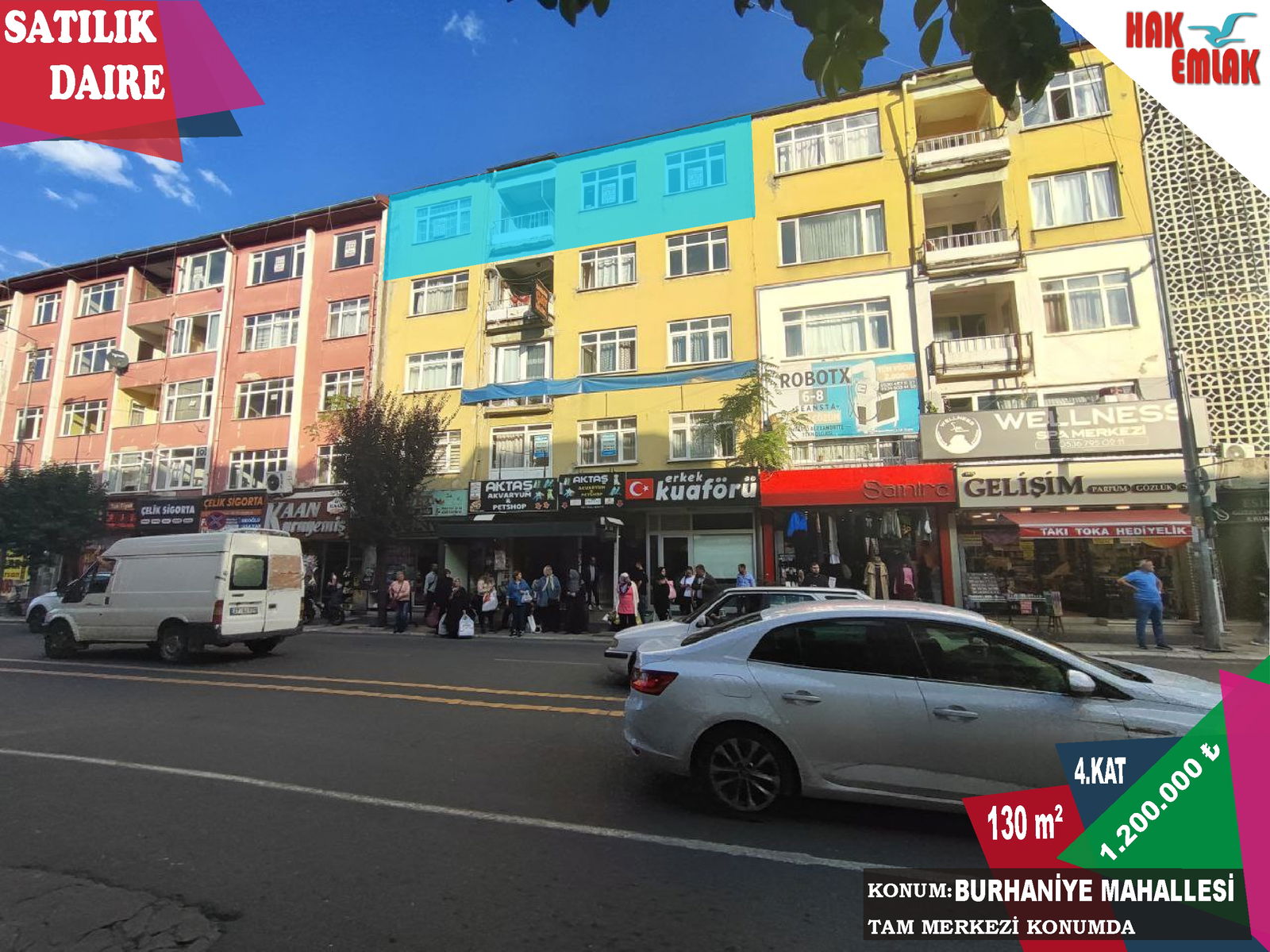 Satılık Daire 1,200,000 TL