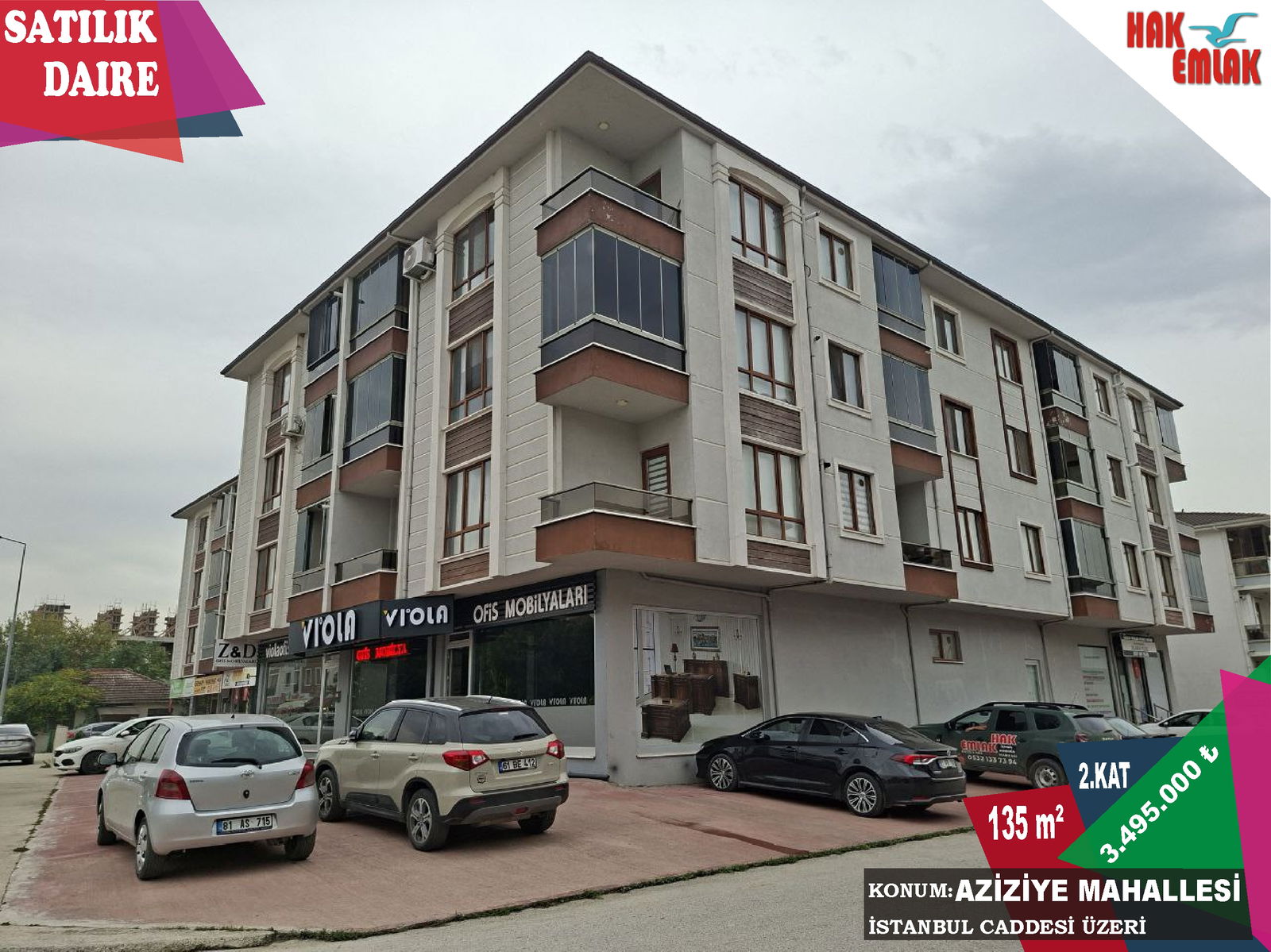 Satılık Daire 3,495,000 TL
