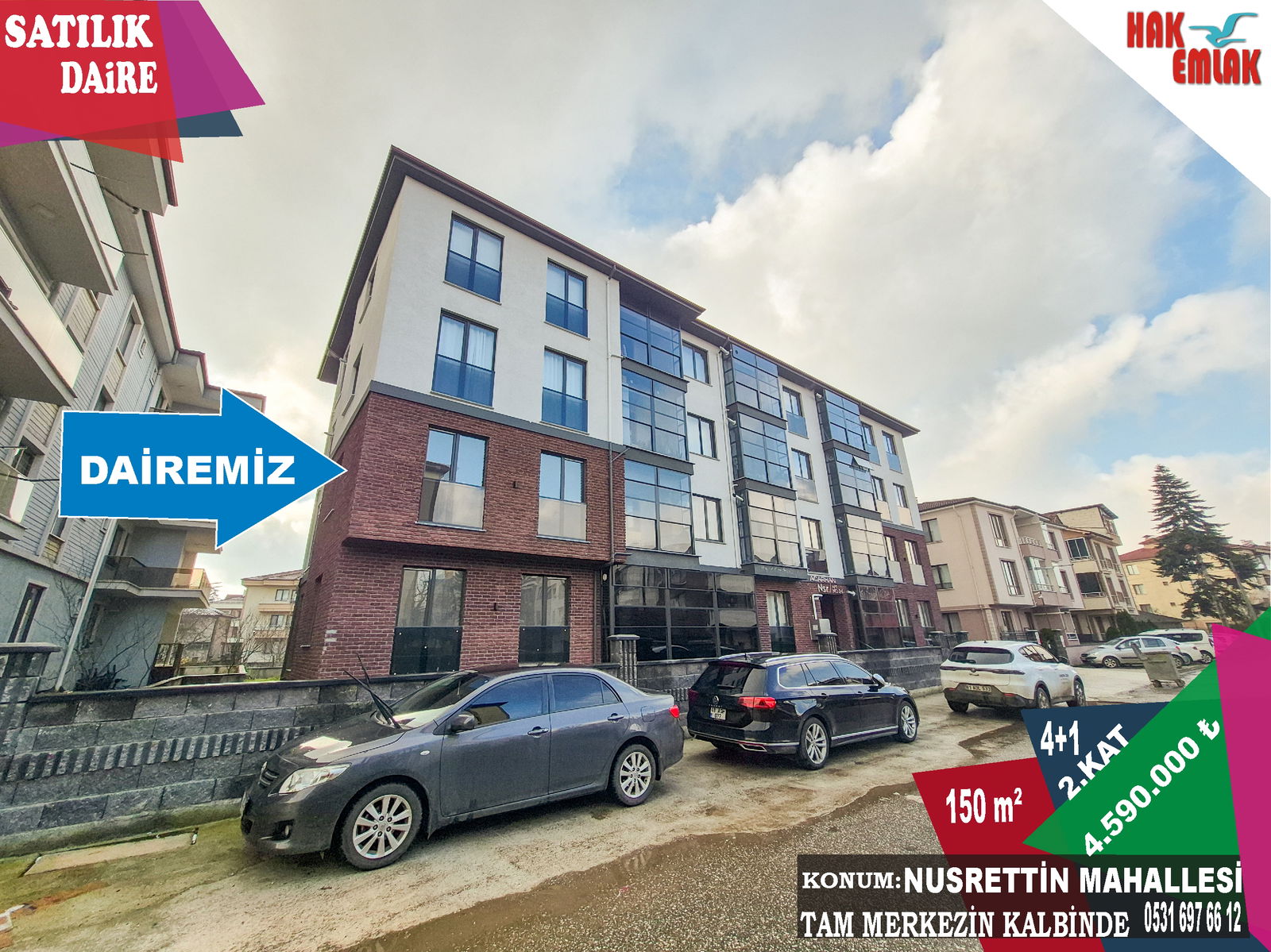 Satılık Daire 4,590,000 TL
