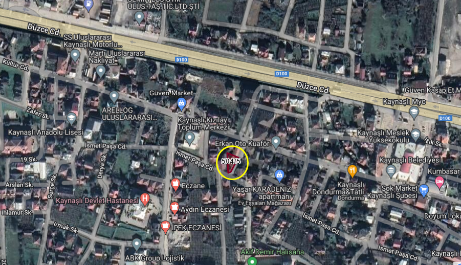  KAYNAŞLI MERKEZ SARIYER MAHALLESİNDE SATILIK MÜSTAKİL EV