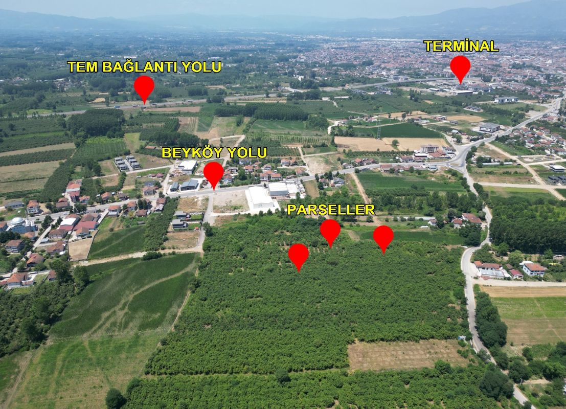 KONURALP ÜNİVERSİTE BÖLGESİ'NDE 6681 M2 SATILIK KUPON ARSA