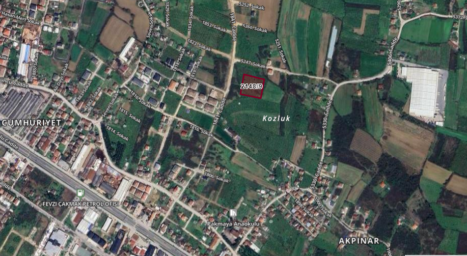 Satılık Arsa 1,111 TL