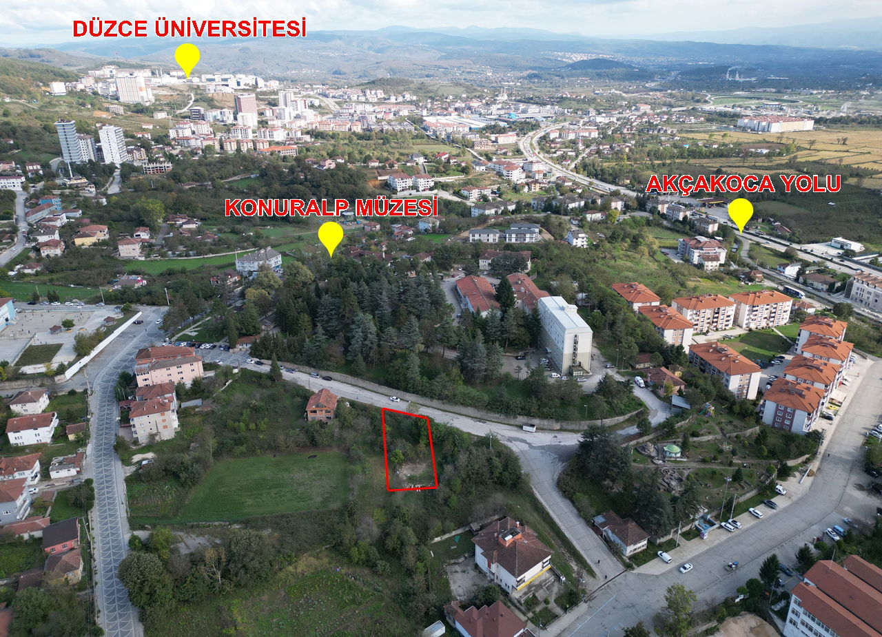 KONURALP MERKEZDE 656 M2 SATILIK ARSA