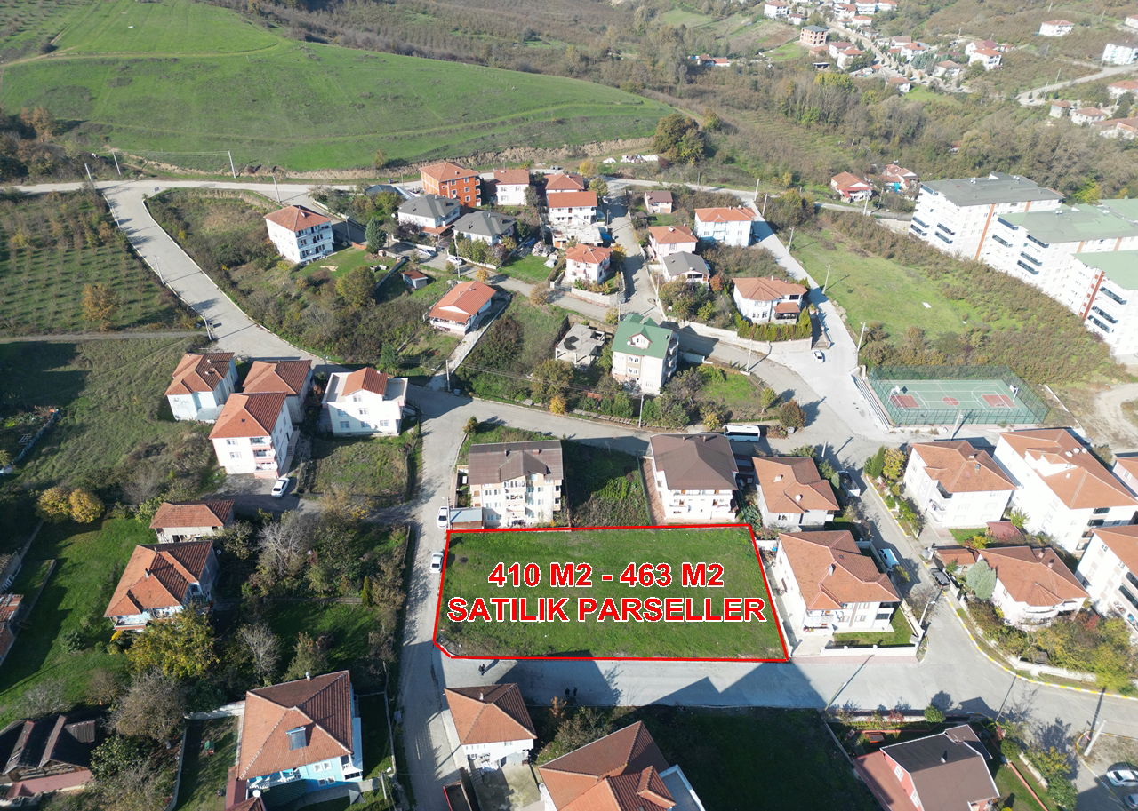 GÜMÜŞOVA YENİ MAHALLE'DE 410 M2 VE 463 M2 SATILIK PARSELLER