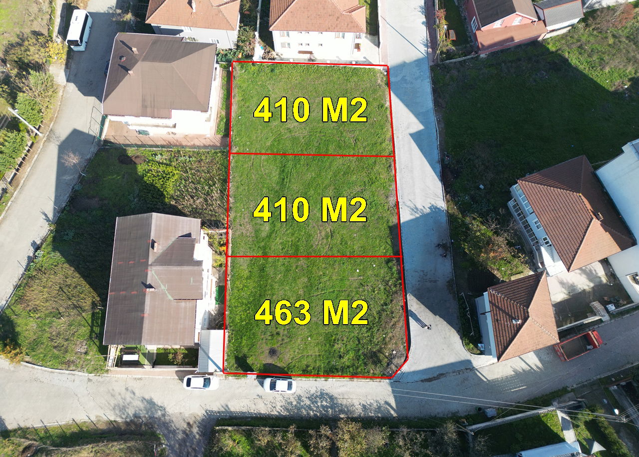 GÜMÜŞOVA YENİ MAHALLE'DE 410 M2 VE 463 M2 SATILIK PARSELLER