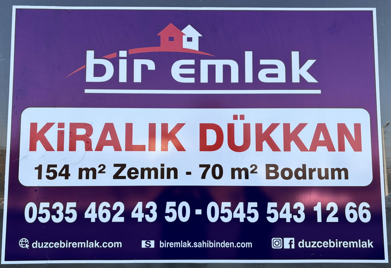 Kiralık Dükkan 35,000 TL