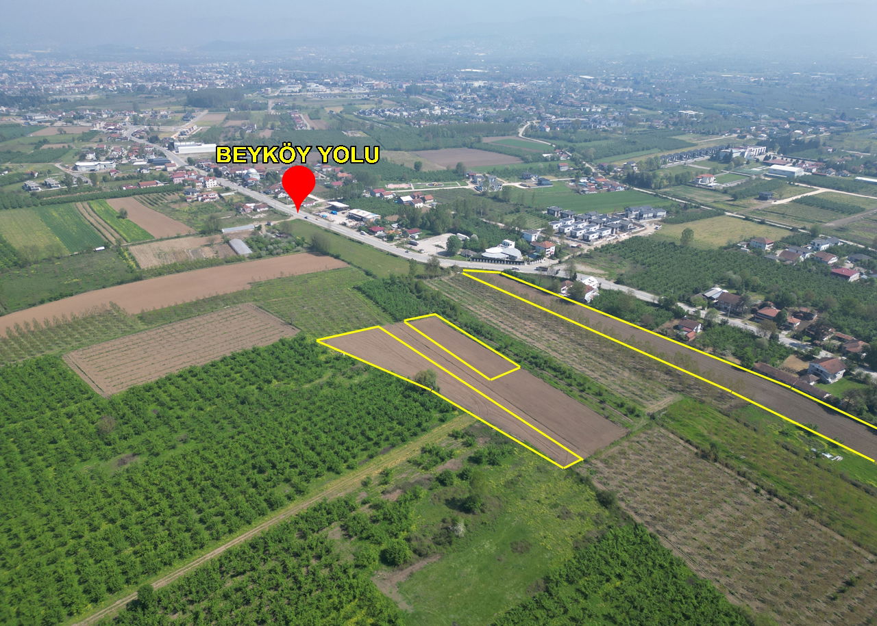 SİNİRCİ KÖYÜ'NDE 1377 - 3772   VE 11295 M2 SATILIK ARSALAR