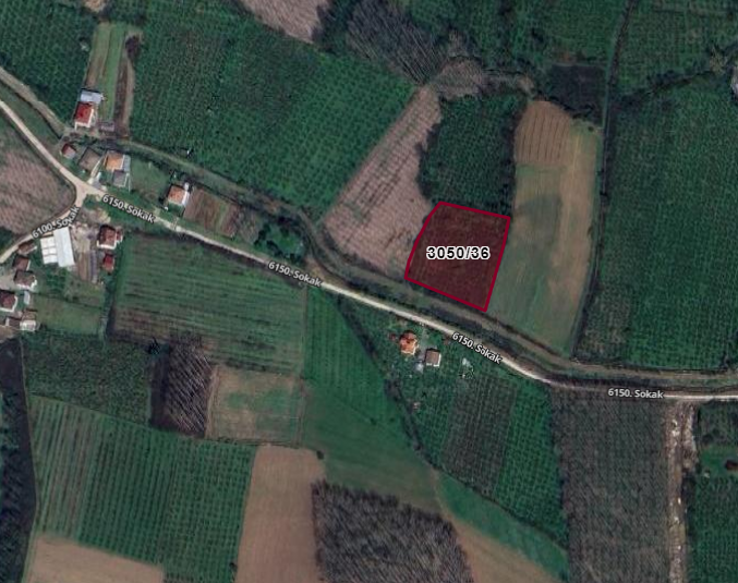 SİNİRCİ KÖYÜ'NDE 5033 M2 SATILIK ARSA