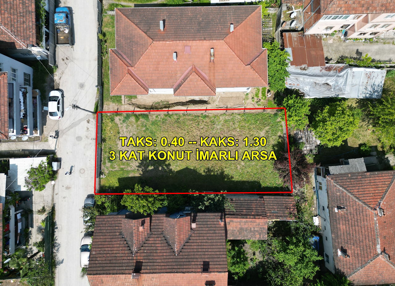 UZUN MUSTAFA MAHALLESİ'NDE 332 M2 SATILIK ARSA