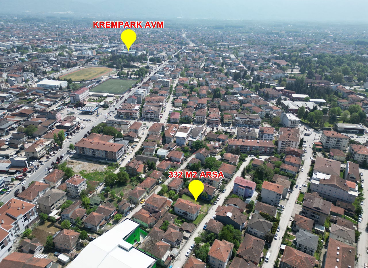 UZUN MUSTAFA MAHALLESİ'NDE 332 M2 SATILIK ARSA