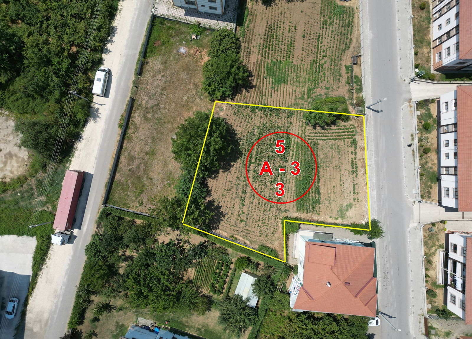 DARICI MAHALLESİ'NDE 955 M2 SATILIK ARSA