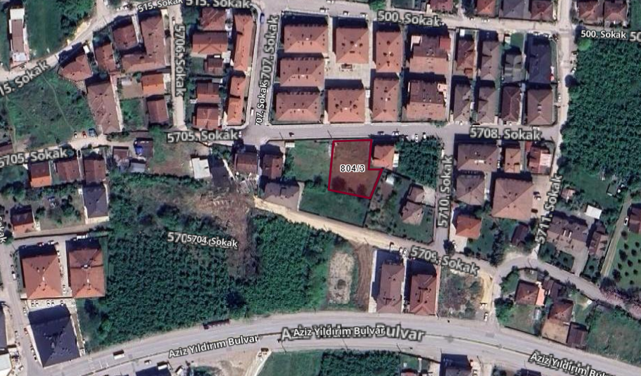 DARICI MAHALLESİ'NDE 955 M2 SATILIK ARSA