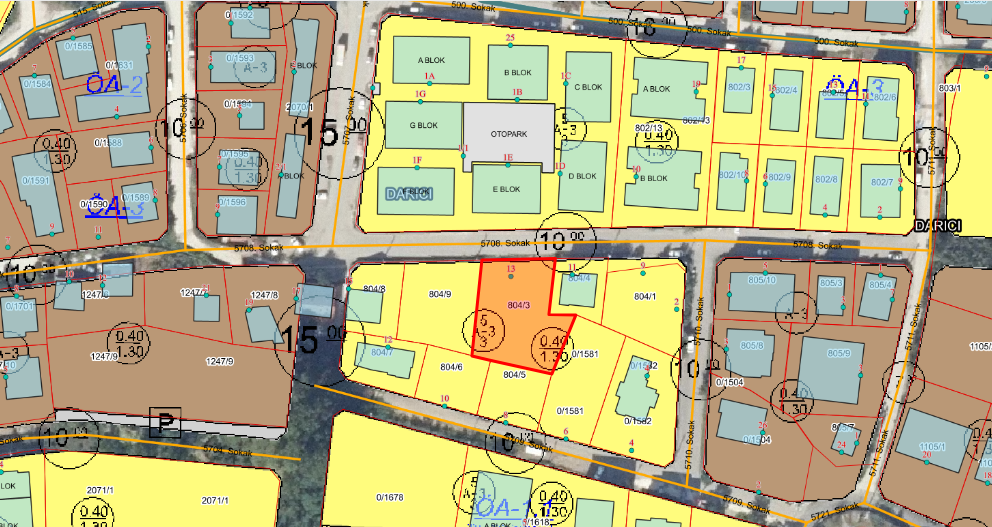 DARICI MAHALLESİ'NDE 955 M2 SATILIK ARSA