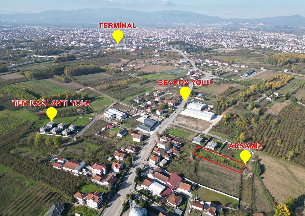 DARICI MAHALLESİ'NDE 1440 M2 SATILIK ARSA