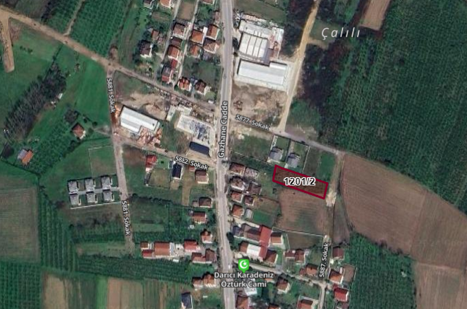 DARICI MAHALLESİ'NDE 1440 M2 SATILIK ARSA