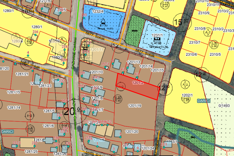 DARICI MAHALLESİ'NDE 1440 M2 SATILIK ARSA
