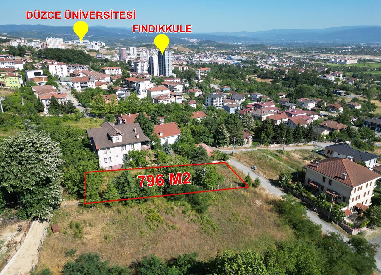 KONURALP'TE 796 M2 SATILIK ARSA 