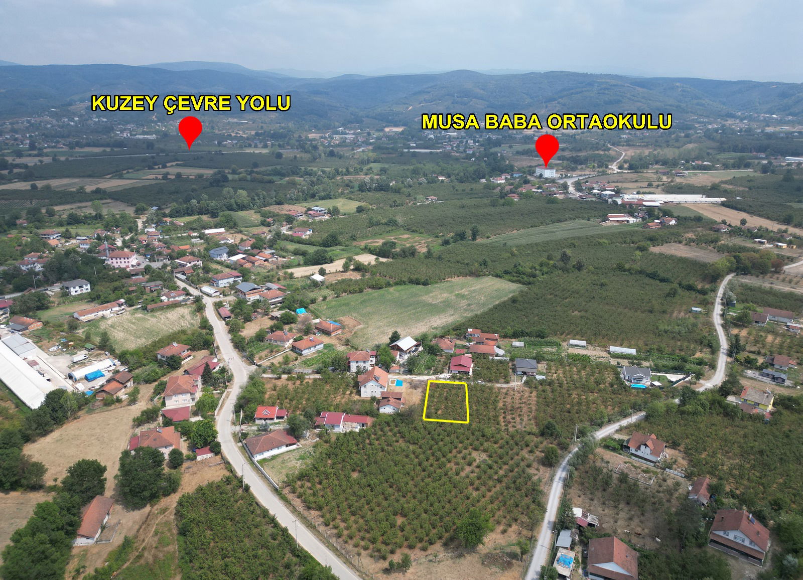 MUSABABA KÖYÜ'NDE 508 M2 SATILIK ARSA