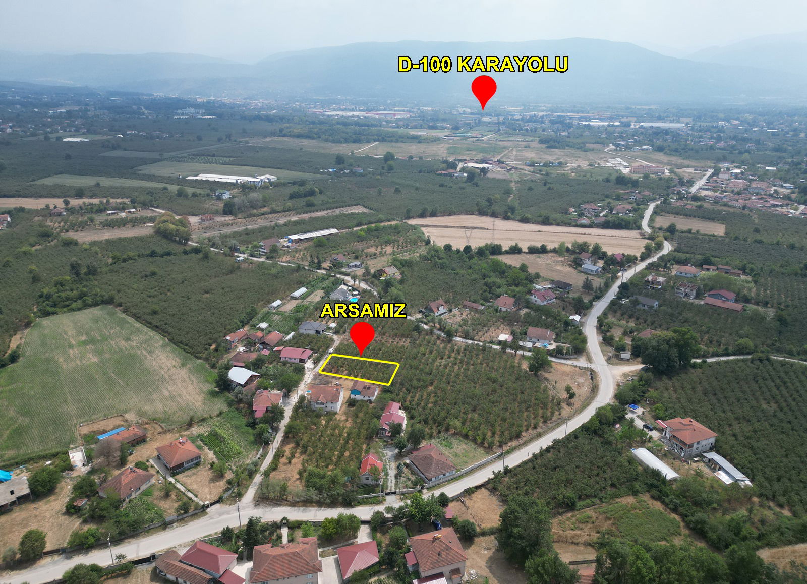 MUSABABA KÖYÜ'NDE 508 M2 SATILIK ARSA