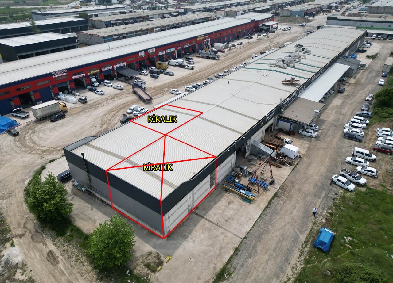 KÜÇÜK SANAYİ SİTESİNDE 187 M2 KİRALIK DÜKKAN