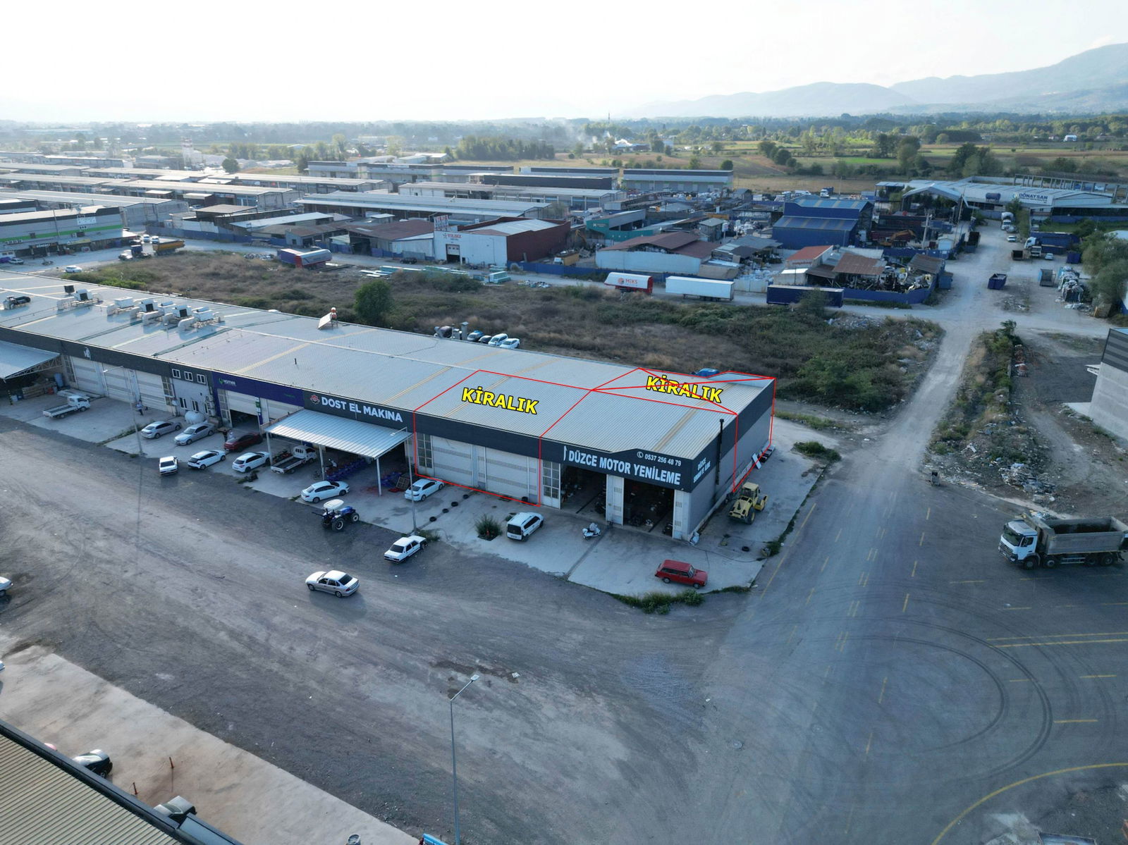 KÜÇÜK SANAYİ SİTESİNDE 187 M2 KİRALIK DÜKKAN