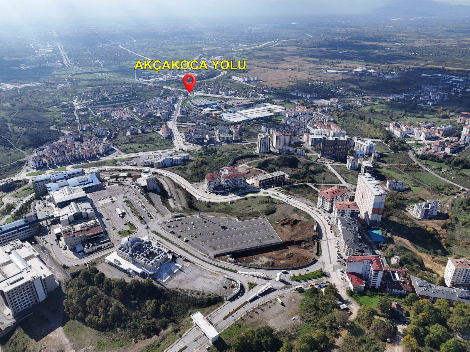 KONURALP ÜNİVERSİTE BÖLGESİ'NDE 1749 M2 SATILIK KUPON ARSA