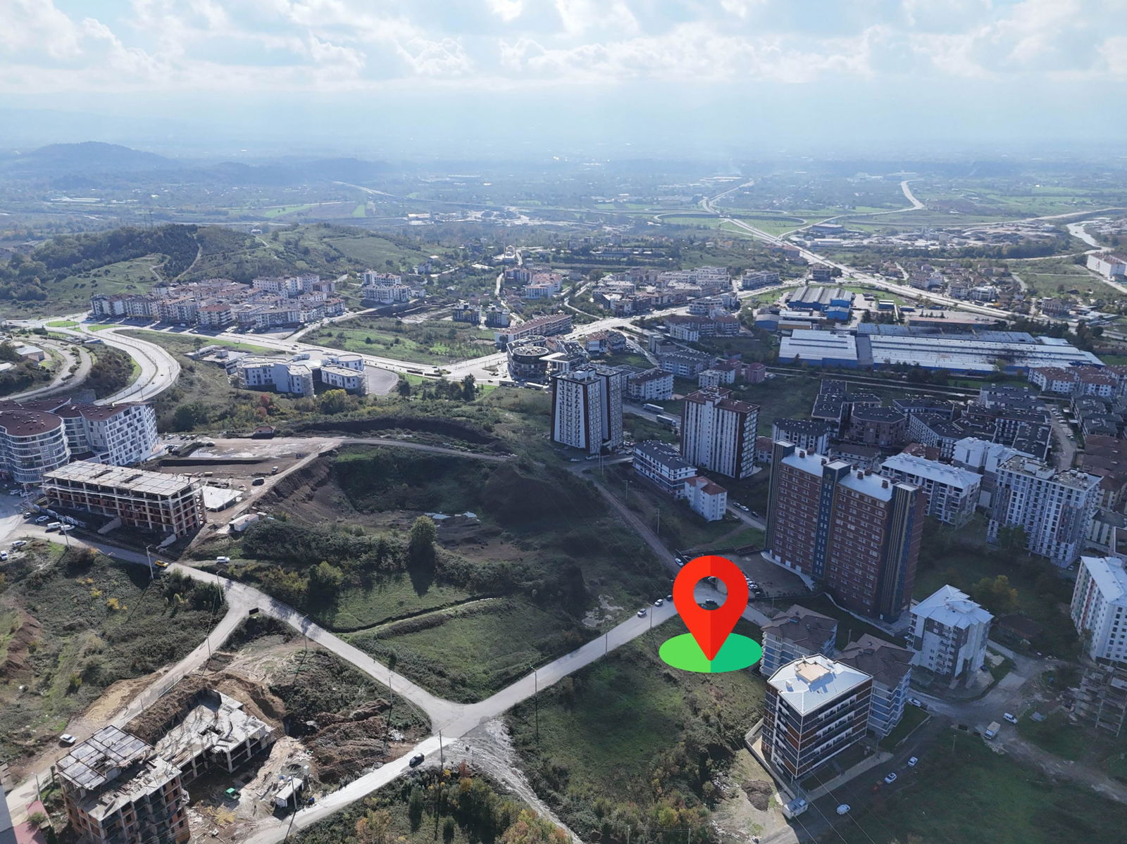 KONURALP ÜNİVERSİTE BÖLGESİ'NDE 1749 M2 SATILIK KUPON ARSA