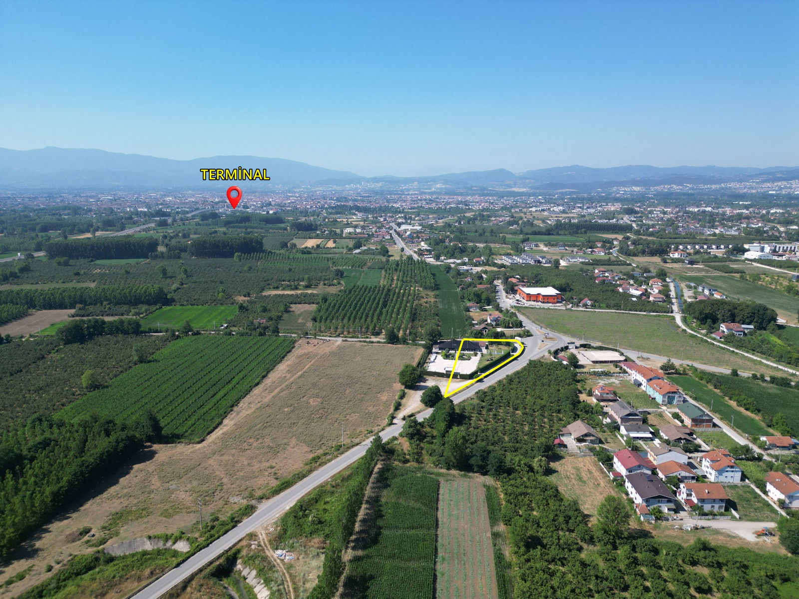 SİNİRCİ KÖYÜ BEYKÖY YOLU ÜZERİNDE 4218 M2 SATILIK ARSA