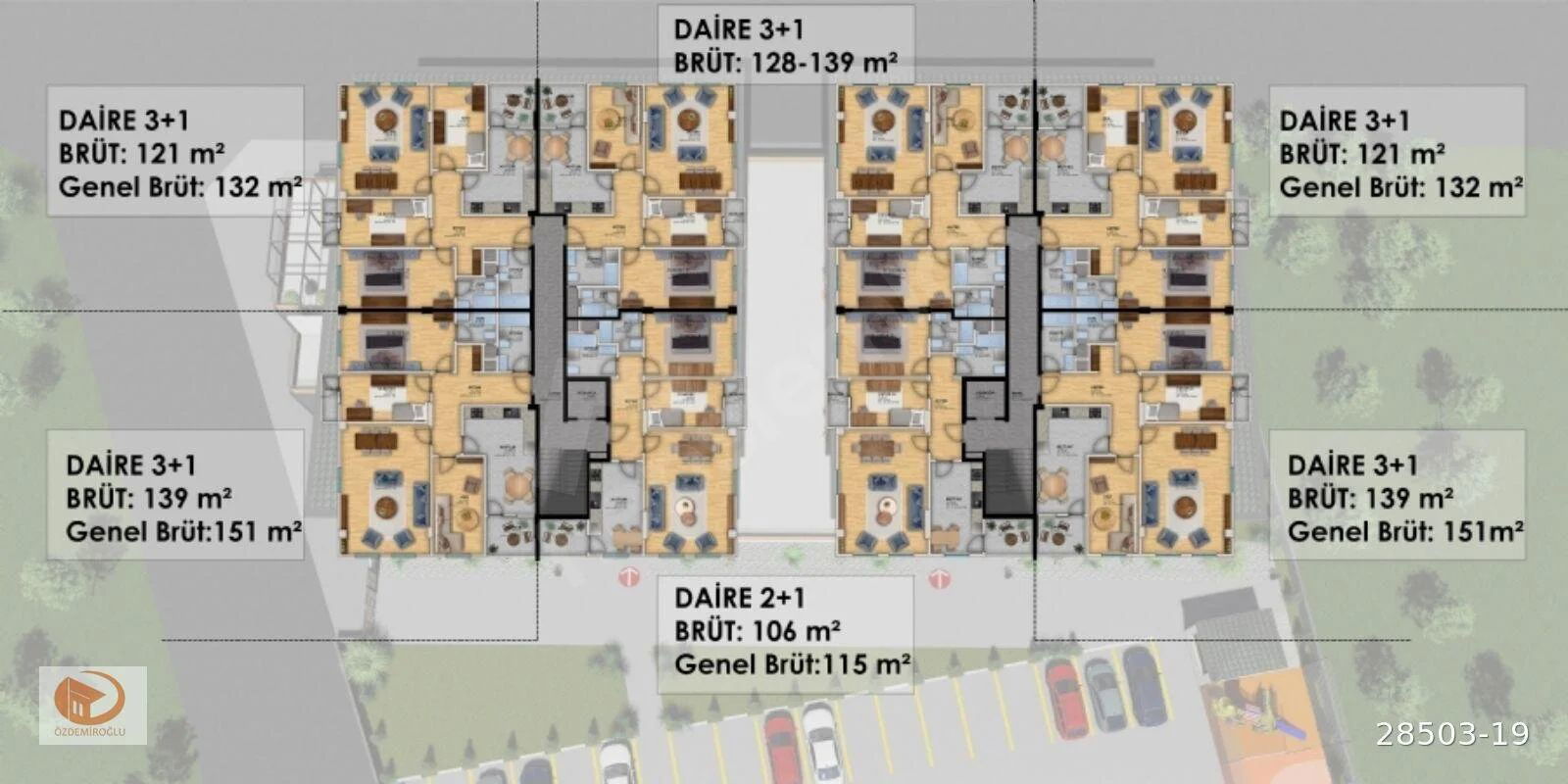 Satılık Daire 975,000 TL