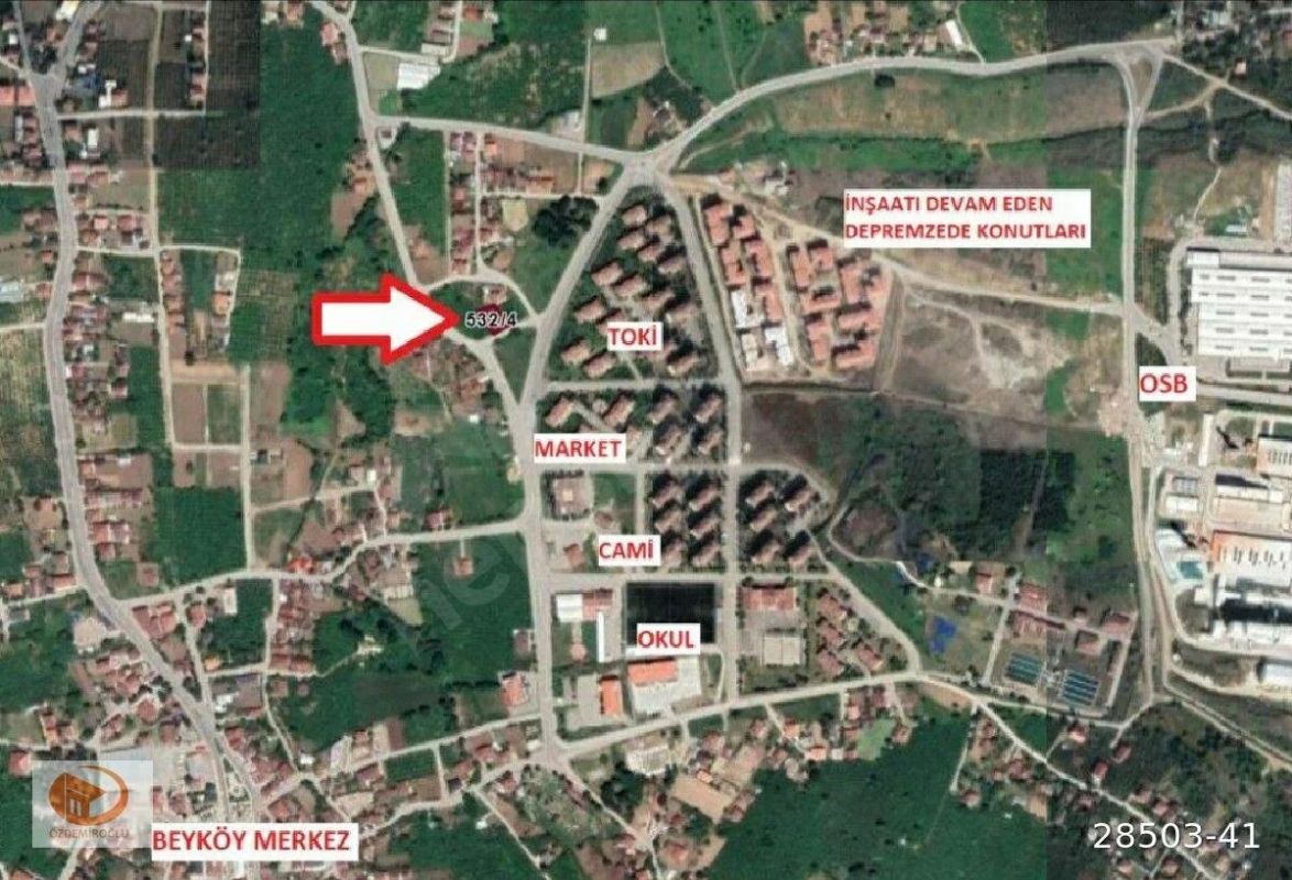 Satılık Arsa 550,000 TL
