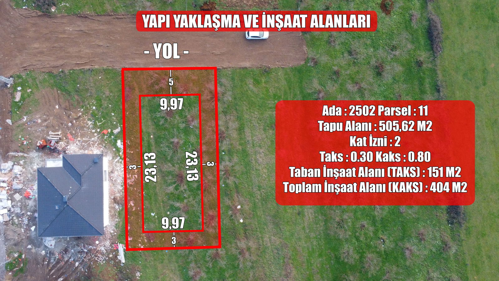 Satılık Arsa 2,700,000 TL