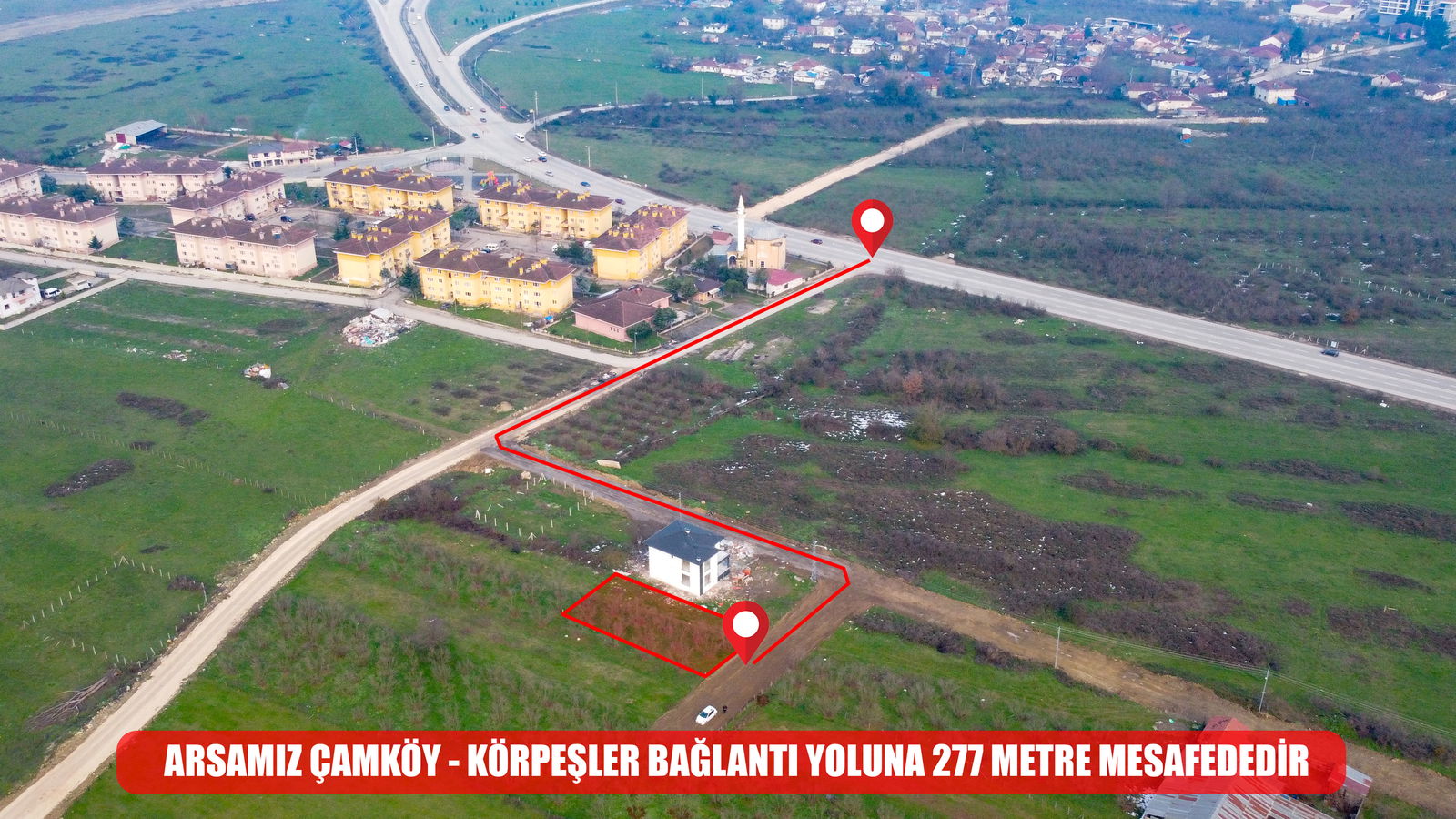 Satılık Arsa 2,700,000 TL
