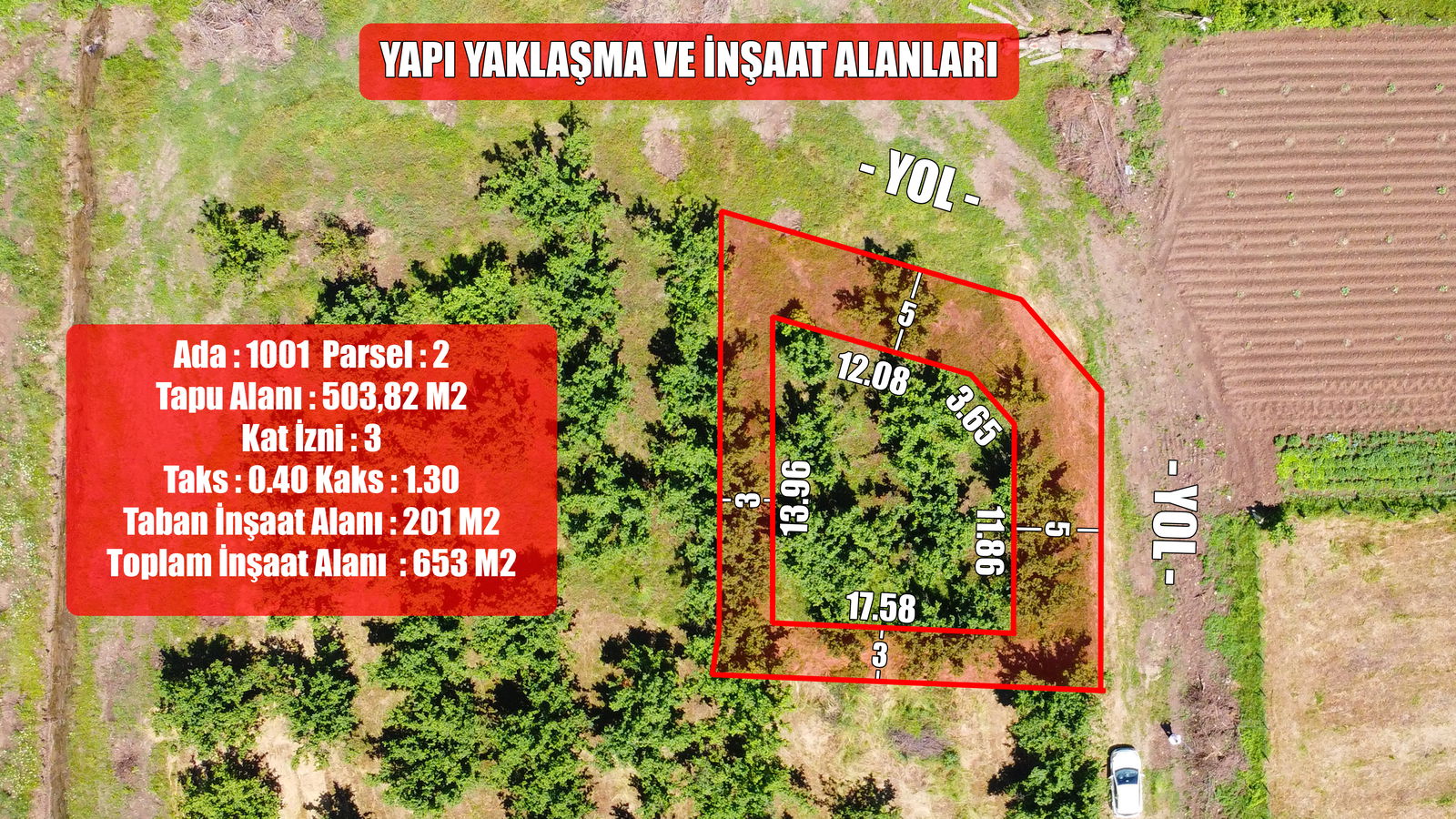 Satılık Arsa 2,200,000 TL