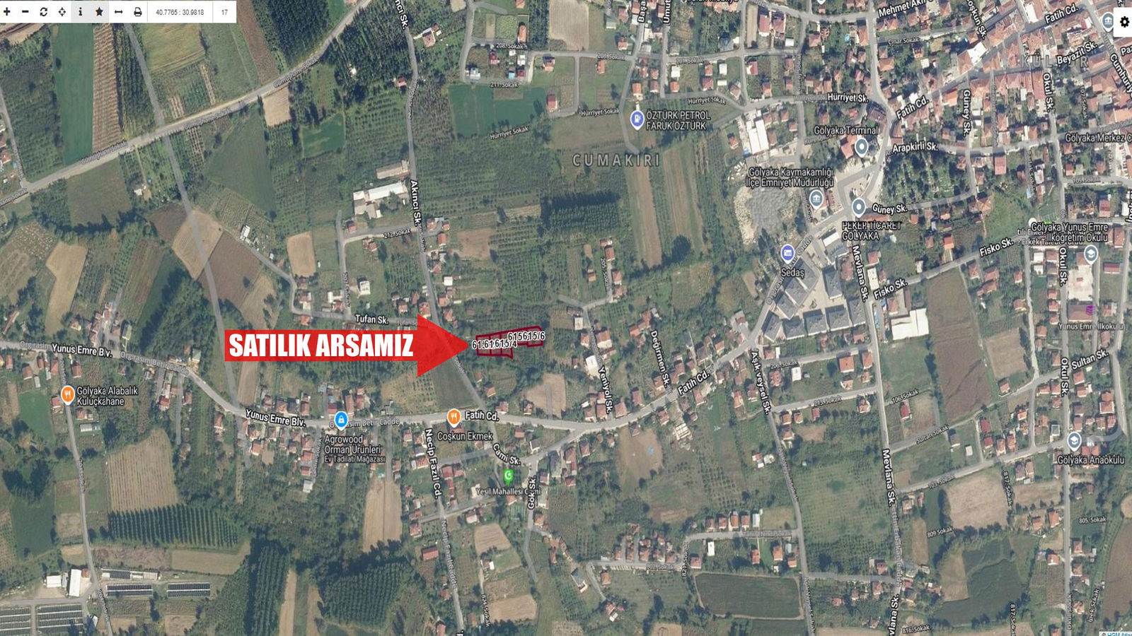 Satılık Arsa 2,000,000 TL